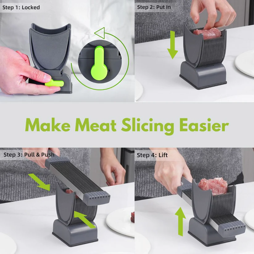 KitchenSlicePro™ Manual Quick Meat Slicer
