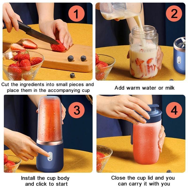 KitchenSlice Pro™ — Portable High-Speed Blender